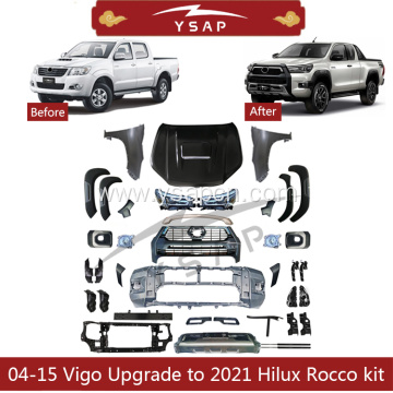 04-15 Hilux Vigo upgarde to 2021 Rocco kit